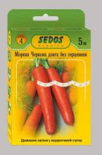 Морква Червона довга без серцевини 5 м