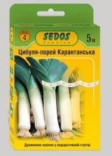 Цибуля порей Карантанська на стрічці 5 м (150 насінин)