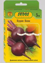 Буряк Бона на стрічці 5 м (150 насінин)