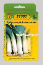 Цибуля порей Карантанська на стрічці 5 м (150 насінин)